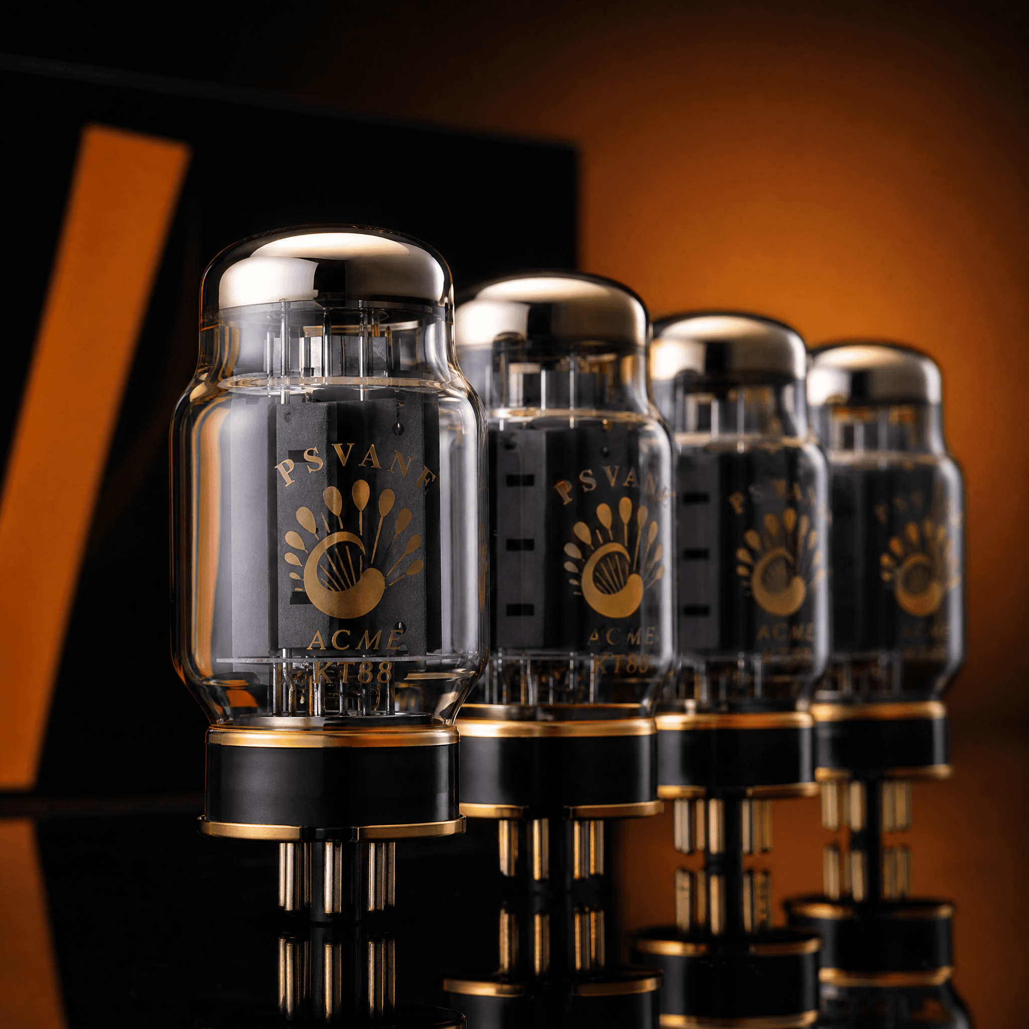 PSVANE ACME KT88 Vacuum Tube angled detail image