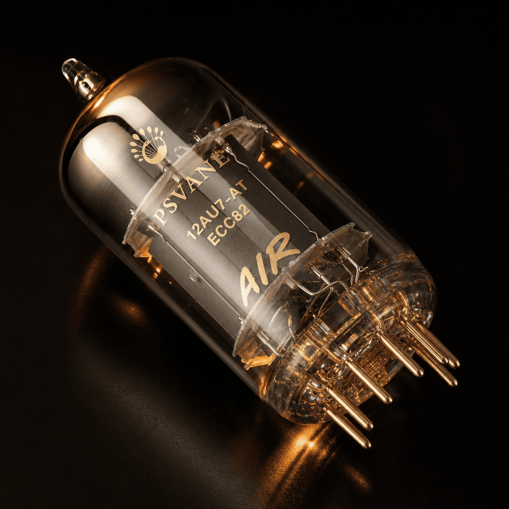PSVANE AIR 12AU7-AT / ECC82 vacuum tube macro detail