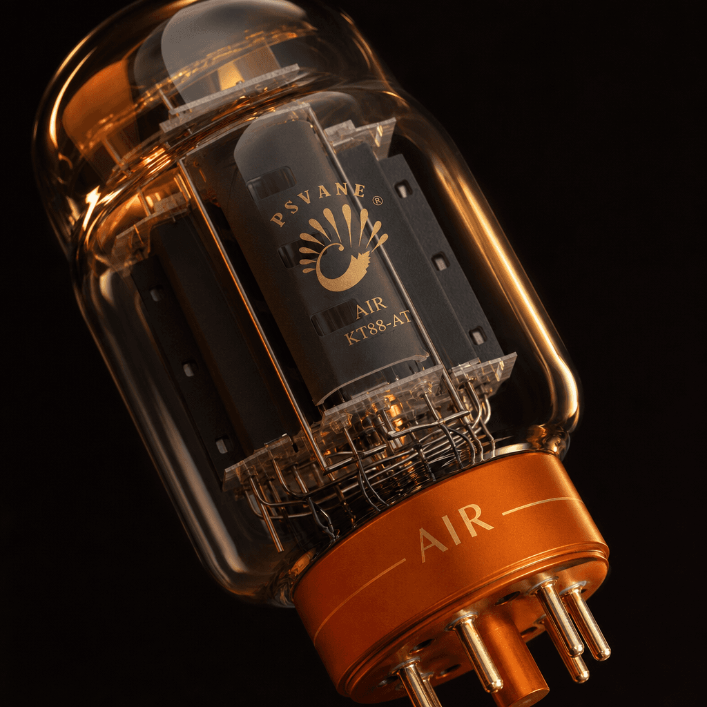 PSVANE AIR KT88-AT vacuum tube macro detail