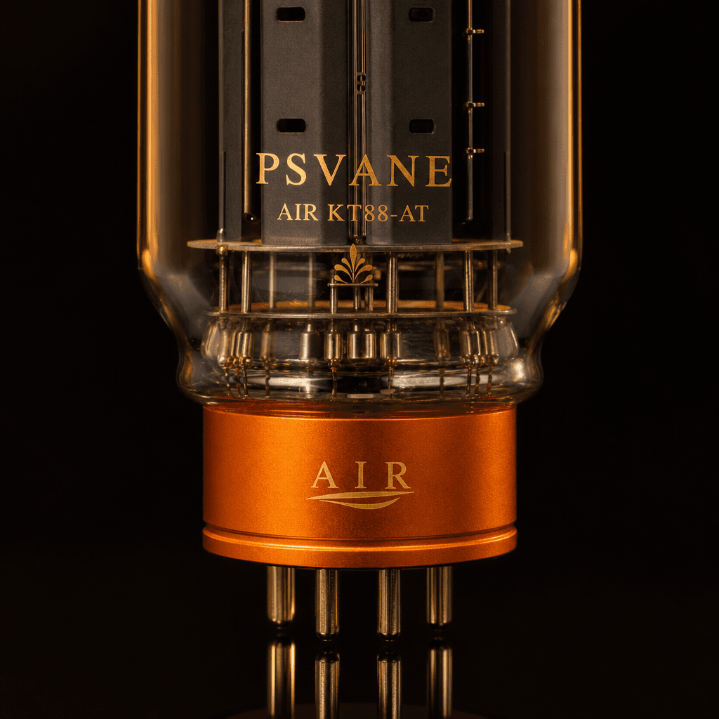PSVANE AIR KT88-AT vacuum tube angled detail