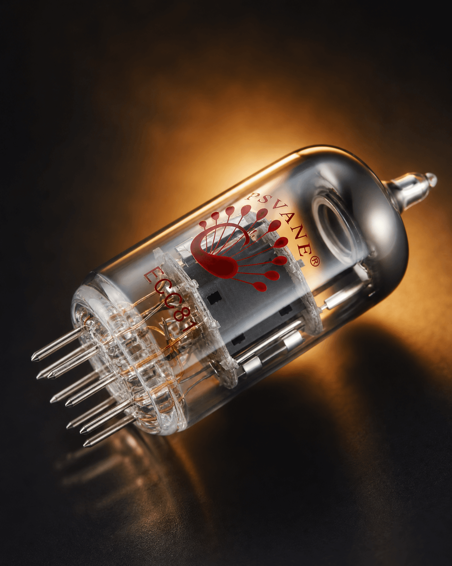 PSVANE Horizon 12AT7-AT / ECC81 vacuum tube macro detail