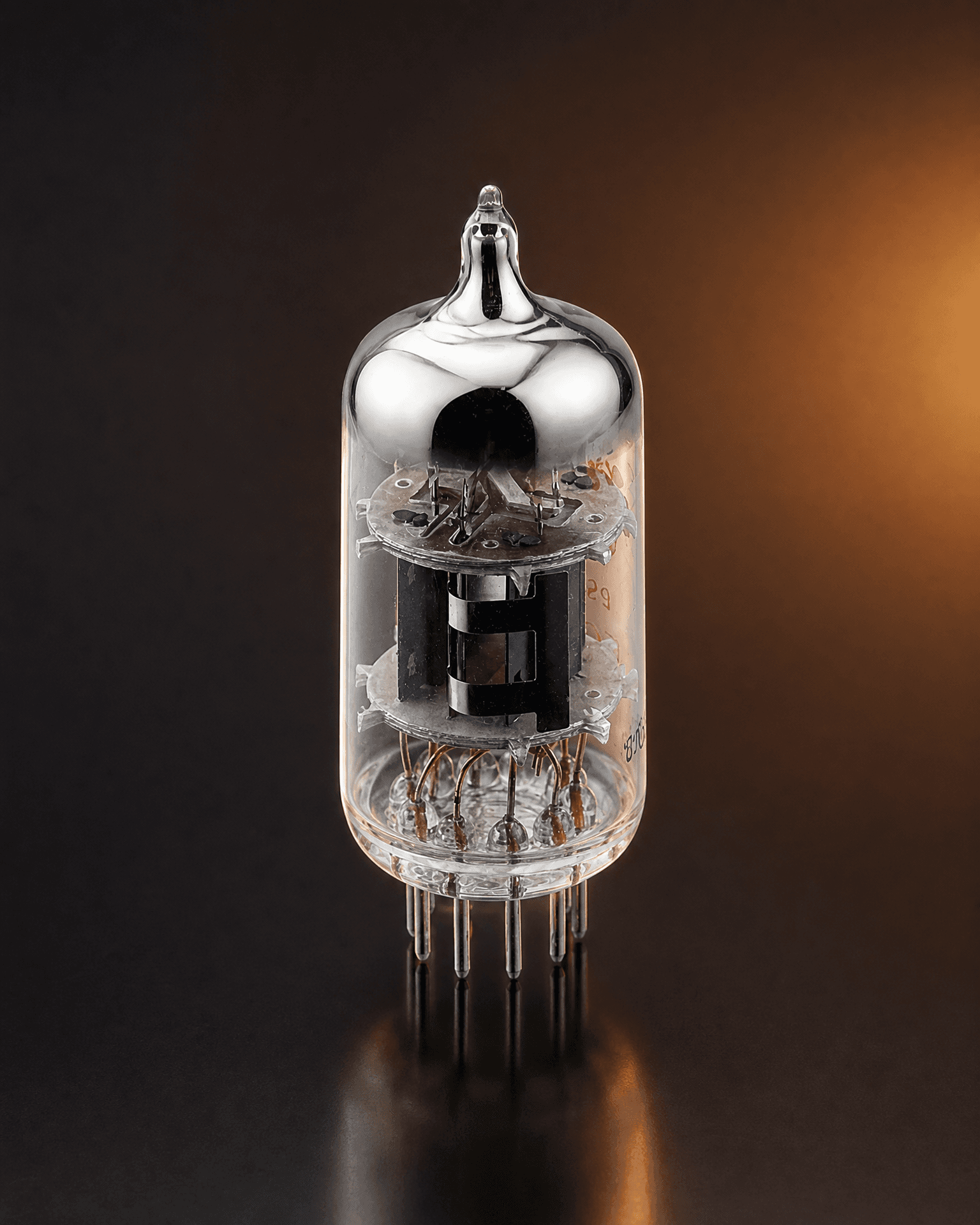 PSVANE Horizon 12AT7-AT / ECC81 vacuum tube angled detail