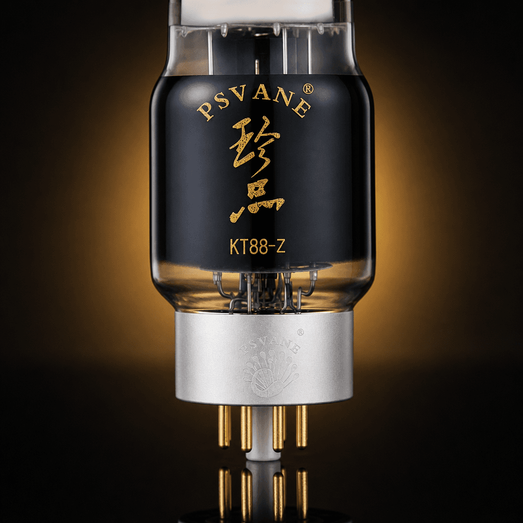 PSVANE Treasure KT88-Z base and label detail